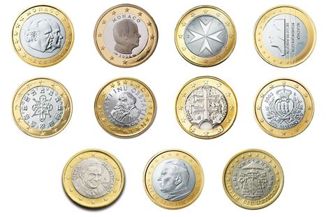 moedas de 1 euro valiosas